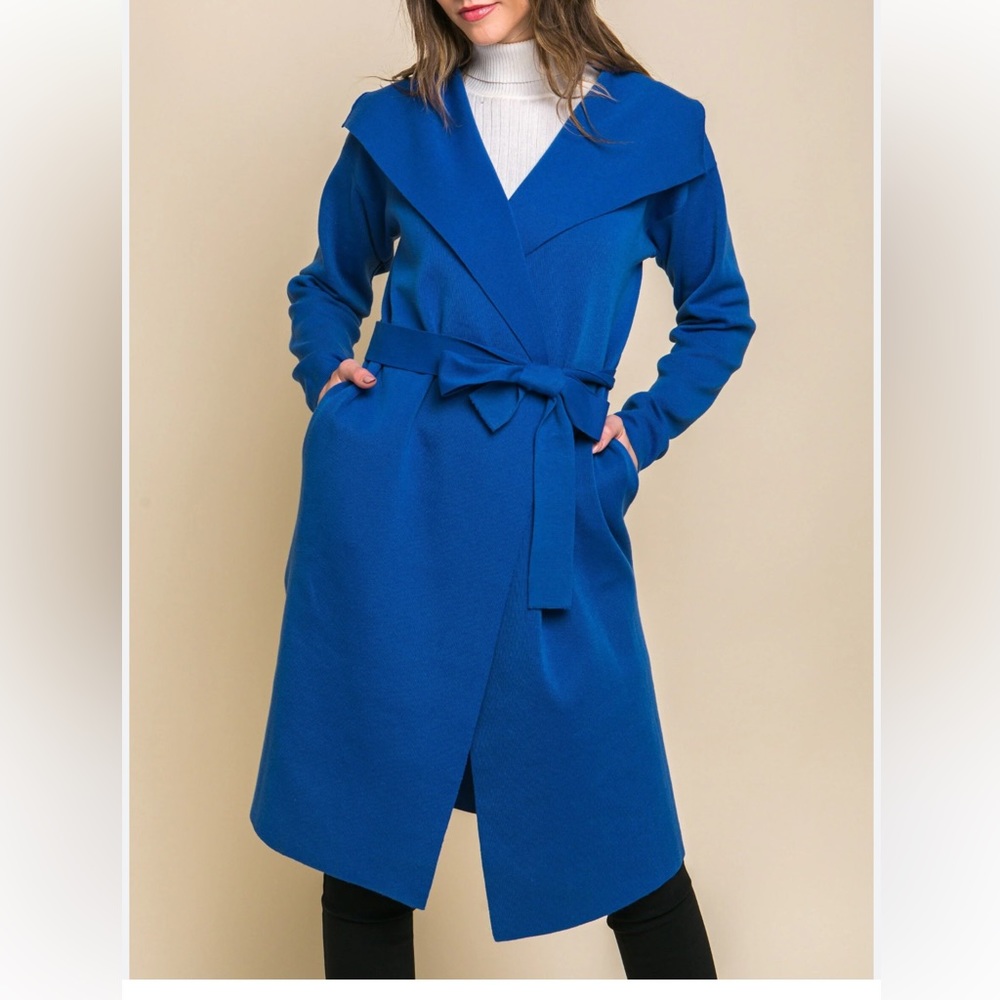 ShopEvelynne Blue Women's Coat